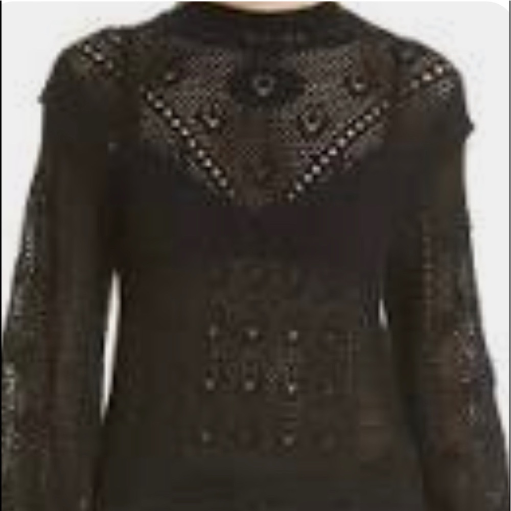 Frame crochet sweater. Never worn.